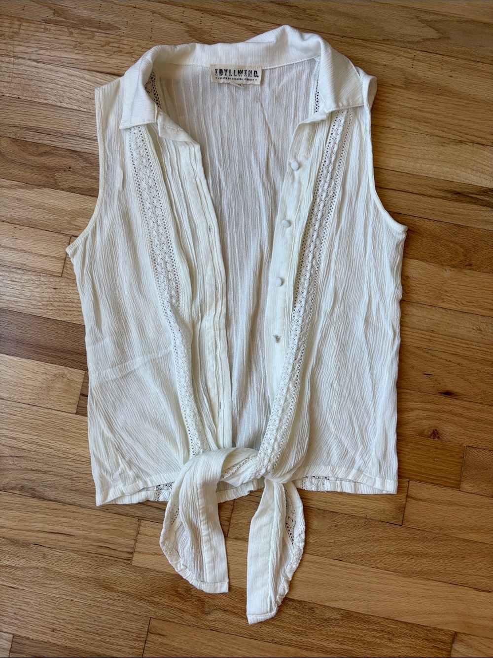 Tie-Front Sleeveless Camisole
